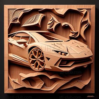 3D model Lamborghini Estoque (STL)